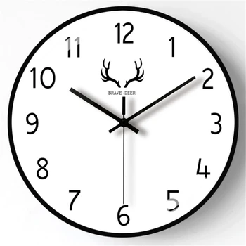 Ceas De Perete Creative Ceasuri De Perete Ceasuri De Moda Home Decor Camera De Zi Quartz Acul Fierbinte Tăcut Cuarț Ceasuri Biblioteca Horloge