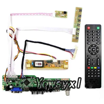 Controler de Bord Kit pentru M185XW01 V0 v. 0 / M185XW01 V8 V. 8 TV+HDMI+VGA+AV+USB, LCD, ecran LED Driver de Placa