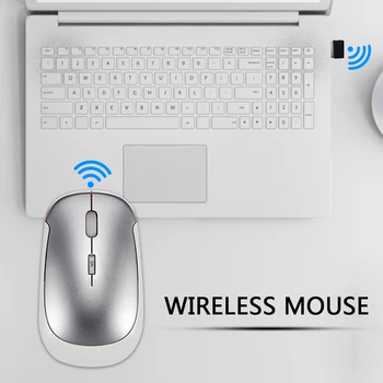 Ultra-Subțire 4 Butoane 2.4 GHz Wireless Optical Mouse-3 Trepte de 1600 DPI Reglabil Reîncărcabilă Soareci pentru Laptop PC