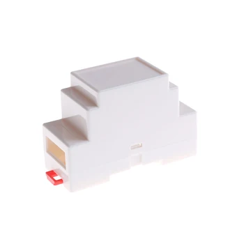 1 BUC Șină DIN PLC Cutie de Joncțiune din material Plastic Cutie Electronică Proiectul Caz 88x37x59mm/100*60*25mm Înaltă Calitate