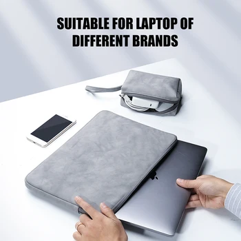 Laptop Maneca Caz 13 14 15.4 15.6 Inch Pentru HP Notebook DELL geanta Geanta de transport Macbook Air Pro 13.3 Caz rezistent la Socuri pentru Barbati Femei