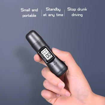 Auto Etilotest Digital Tester Alcool Respirația Analizor Profesional Ecran LCD USB Încărcător de Alcool Dispozitiv de Detectare de Poliție