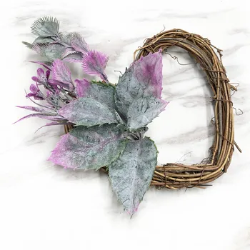 YOOROMER 10pieces artificiale plante artificiale linie violet ramuri de flori false decorațiuni pentru bradul de Crăciun DIY accesorii