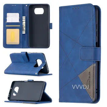 Pentru Xaomi Poco X3 NFC Magnetic Piele Stand de Telefon Pungă de Protecție Pentru Xiaomi Mi Poco M3 PocoM3 Capac de moda Portofel Flip Caz