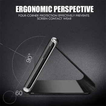 De lux Mirror View Flip Smart case Pentru Samsung Galaxy M 31 M31 M315F Fundas Etui Original Magnetic din Piele Capacul Telefonului