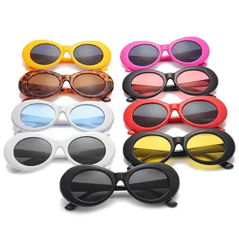 Ochelari de Soare pentru femei Vogă Designer de Lux Ochelari Ovale Negru, Roz, Galben Lentile de Epocă pentru Bărbați în Stil American 2021 Tendințele de Conducere
