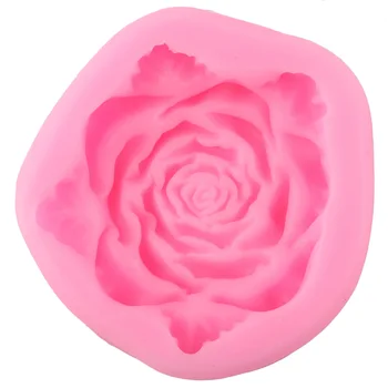 Rose Matrite de Silicon DIY Nunta Tort Fondant Instrumente de Decorare cu Flori de Ciocolata Cupcake Topper Mucegai Bomboane Lut Polimeric, Matrițe