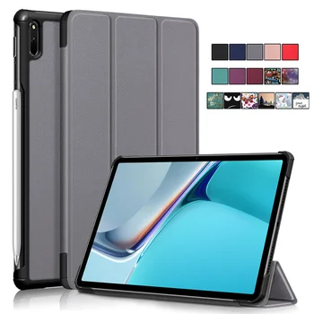 Coque Pentru Huawei Matepad De Caz 11 Ori Piele Stand Tableta Shell Funda Pentru Huawei Matepad 11 2021 Caz Smart Cover