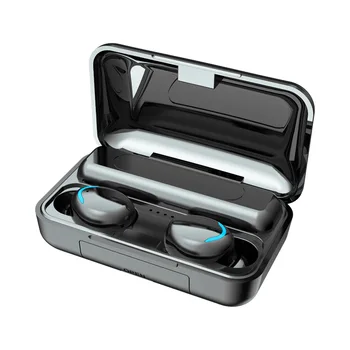 TWS F9 Wireless Căști Stereo Sport Cască Bluetooth Touch Mini Pavilioane Bass cu Cască Cu 1200mAh Caz de Încărcare de Putere Banca