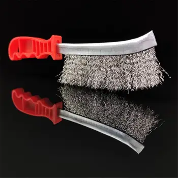 Cuțit de Oțel în formă de Perie de Sârmă Gratar de Curățare din Oțel Inoxidabil, Sârmă de Fier Perie de Oțel Cupru Derusting Brushsteel Perie de Sârmă