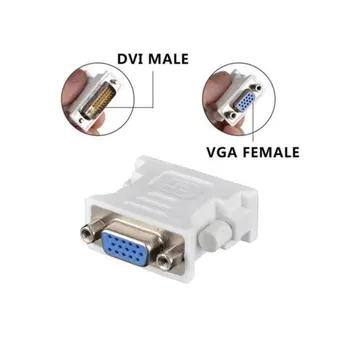 DVI D Male La VGA de sex Feminin Soclu Adaptor Convertor VGA la DVI/24+1 Pini de sex Masculin la Feminin Adaptor VGA Converter fierbinte