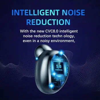 F9 TWS Bluetooth 5.0 Căști Stereo Sport rezistent la apa Căști fără Fir, Baterie Display LED de Încărcare Bin Cu Microfon