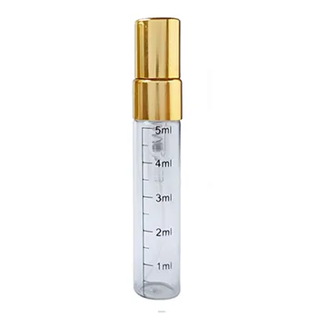 1buc Înaltă Calitate 5ml Gol Sticla de Parfum de Aluminiu Spray Atomizor Portabil de Călătorie Container Cosmetice Scară Sticle