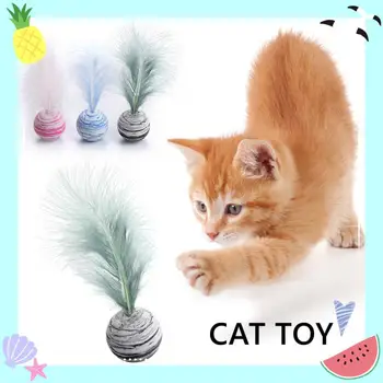 1 buc Pisica Amuzant Jucărie Stele Plus Material EVA Spuma Aruncarea Mingii de Jucării Star Textura Minge de Pene Jucărie Pentru Pisică Câine Supplie