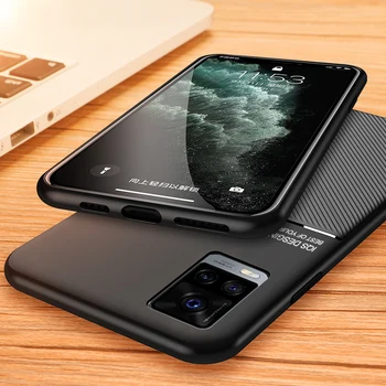 Lichid Original Silicon Lux Cazul VIVO V20 V20se Z6 Sharkproof Caz Pentru Telefon Mobil Coajă de Protecție Capacul din Spate