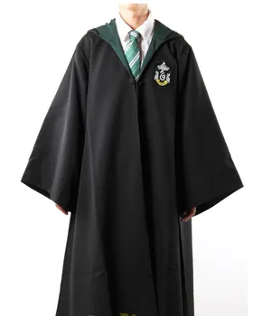 Unisex Copii Adulți Școala De Magie Uniformă Granger Halat Mantie Rochie Viperinilor Wizard Haine De Pastor Halloween Cosplay Costum