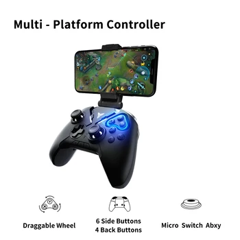 Flydigi Apex Seria 2 Bluetooth Pubg MOBA Mobil Wireless Gaming Controller (Cu Suport de Telefon) Gamepad pentru PC-ul Tabletă Android