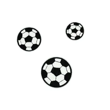 1 buc Embrioidered Fotbal Patch-uri pentru Haine Băiat Saci de Haine Blugi Fier pe Autocolant de Desene animate realizate Manual de Îmbrăcăminte Aplicatiile Furnizor