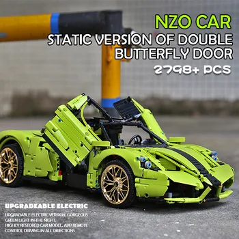 MOULDKING 1:8 RacingCar 42115 Jucării Compatibil cu MOC 46921 Enzo Model de Masina Blocuri Caramizi Asamblat Jucarii Copii Cadouri DIY