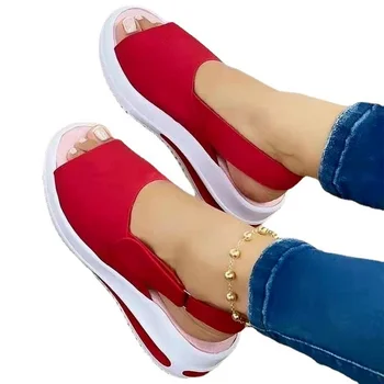 2021 Noi Femei Sandale Moi Împletit Doamnelor Sandale Confortabile Sandale Plate Pentru Femei Sandale Plaja Pantofi Pentru Femeie Încălțăminte