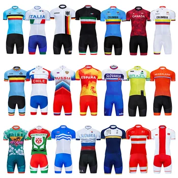 2021 Echipa Națională de Ciclism Jersey Bib Set MTB Uniformă Biciclete Îmbrăcăminte de Biciclete Purta Haine de Vara Barbati Scurt Maillot Chilot Costum