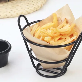 Cartofi Prajiti Coș Pentru Mâncare Gustare Chips-Uri De Cartofi Butoi Container Tacamuri