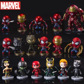 Avengers Figura Hulk Tony Stark, Iron Man Thanos Hulk, Căpitanul America de Acțiune Figura Model de Păpuși Ornamente Jucarii Pentru Copii