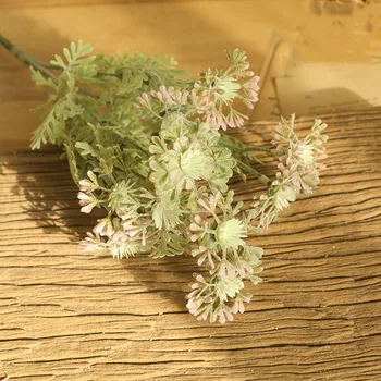 Ai Ea mici crizantema sălbatic plante Artificiale DIY rattan coroană de flori de craciun decor de birou Acasă moale decor