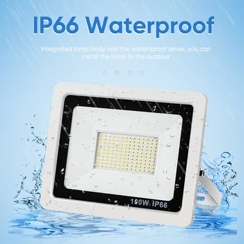LED Proiector 10W 20W 30W 50W 100W IP66 rezistent la apa AC85-265 Exterior de Perete de Lumină de Inundații Lumina Reflectoarelor