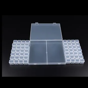 Noile kituri 5D Diamant Pictura 56 sloturi Container de Depozitare Cutie de Diamant Pictura CONDUS de instrumente a4 Lumina Bord Pad set de Accesorii