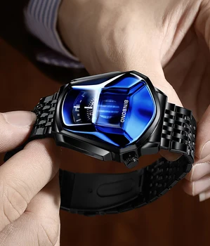 Design unic Ceasuri Relojes Hombre 2021 Brand de Lux din Oțel Inoxidabil Ceas pentru Bărbați Impermeabil Cuarț Casual Sport de sex Masculin Ceas