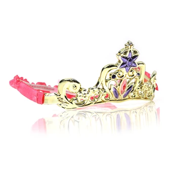 Moda Mini Coroana De Plastic Pentru Papusi Copii Printesa Împărăteasa Păpuși Cap Purta Copii Copii Cadou