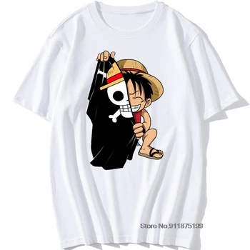One Piece Luffy, Sauron Anime Periferice Haine Barbati Femei Desene animate T-shirt Serie Drăguț Mâneci Scurte Moda Japoneză Tricou Topuri
