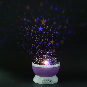 Steaua Proiector Lampa de Dormitor pentru Copii Lumini cu LED-uri Cadou de Crăciun Decor Copil de Rotație Înstelat Pepinieră Luna Galaxy Proiector, Lampă de Masă