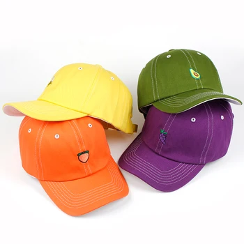 2021 Noua moda de Fructe Proaspăt Drăguț Minunat tata palarie Fete Tineri Capac Pălărie de Vară Minunat Portocaliu verde Violet Galben Capace