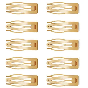 10buc Păr Cleme Laterale Duble de prindere Agrafe de Par de Metal Snap Agrafele de Păr Instrumente de Styling pentru Femei Fete Non-alunecare Ac de păr