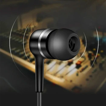 NOILE Căști Universale 3.5 mm In-Ear Stereo Căști Built-in microfon de Somn Căști de Înaltă Calitate Căști cu Fir Pentru Xiaomi