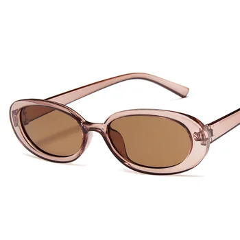 Moda Clasic Oval ochelari de Soare Femei Mici, Rotunde Cadru Lunette De Soleil Femme Epocă Ochelari de UV400 Ochelari 2021