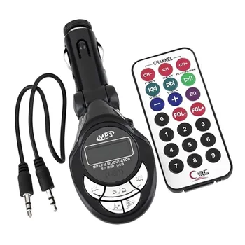 Transmițător FM Car Kit MP3 Modulator Player Audio Wireless Receptor USB Flash Drive TF MP3 Player cu Telecomanda