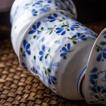 Japoneze Albastru Muguri Underglaze Ceramice Apă Ceașcă de Ceai 245ml
