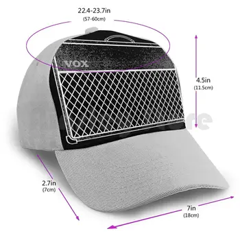 Vox Ac30 Amplificator De Baseball Capac Diy Plasă De Hip-Hop Reglabil Vox Amp Amplificator De Chitara Electrica Music Speaker Ac30 Korg Ac10
