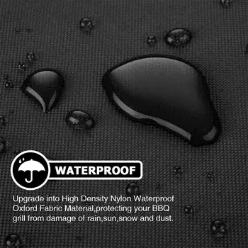 BARBECUE Acoperi Îngroșat Waterproof, Windproof de protecție Solară Capac de Praf Scut Oxford Pânză Aragaz Gratar Protector