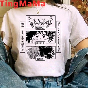 Hot Anime Japonez Eroul Meu mediul Academic Tricou Femei T-shirt Midoriya Izuku Deku Topuri de Vara Boku No Hero Academia Tricou Femeie