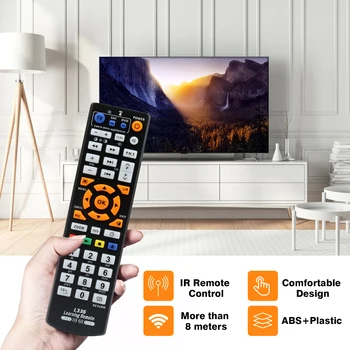 Universal Smart IR Control de la Distanță cu funcția de memorizare, 3 pagini controller copie pentru TV STB DVD DVB SAT HIFI TV BOX, L336