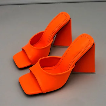 Femei Material Special Sandale de Vara pentru Femei cu talpi Groase Papuci cu toc Înalt 10.5 cm cu toc Gros Petrecere Club de noapte Papuci