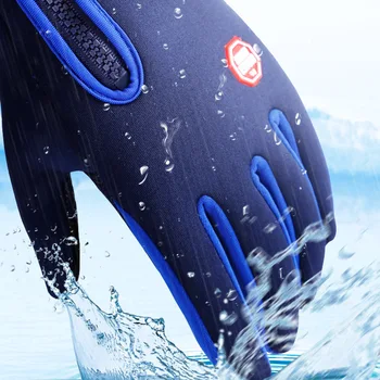 Impermeabil De Iarna De Cald Mănuși Pentru Bărbați Mănuși De Schi Snowboard Mănuși De Echitatie Motocicleta Iarna Ecran Tactil De Zăpadă Windstopper Manusa