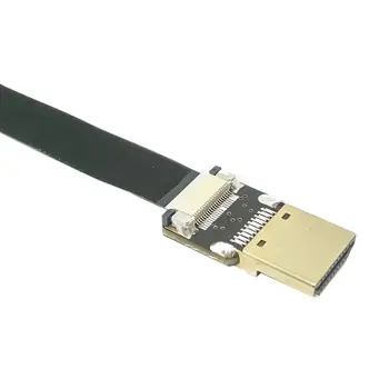 FPC HDMI Cablu Panglică Sus în Unghi de 90 de Grade Micro HDMI-MiniHDMI de sex Masculin FPV Plat ffc Cablu hdmi pentru Multicopter Fotografie Aeriană