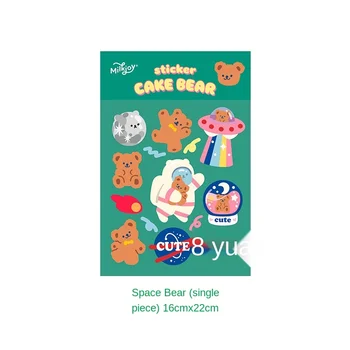 Versiunea coreeană a INS vânt de desene animate minunat de culoare urs iepure tort DIY telefon mobil jurnal materiale decorative autocolante kawaii