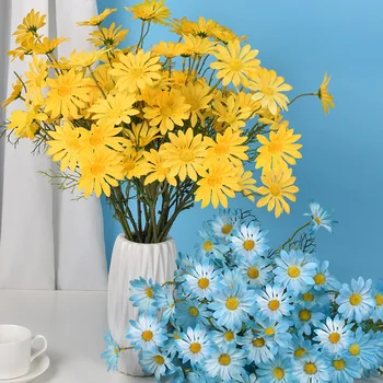 10buc Crizanteme Artificiale Mici Daisy Cosmos Artificiale de Înaltă calitate Floarea Bud Flori Mici Crizantema Sălbatic de Flori False