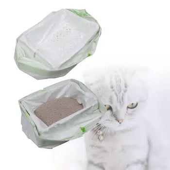 7Pcs/Set Gunoi Pisica Sac Rezistent Filtrate Sac de Depozitare de Companie Livrările de Curățare pentru Interior Spargere Cat Livrările de Produse pentru animale de Companie